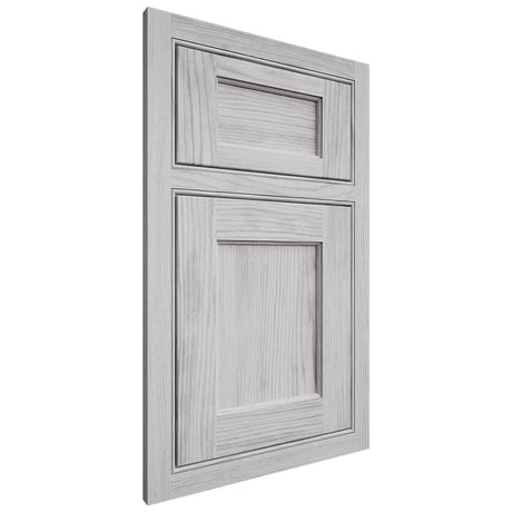 Shiloh Cabinetry Beaded Inset Square Flat Walnut Plain Cut Stratus Door