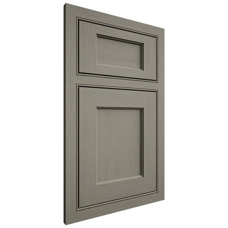 Shiloh Cabinetry Beaded Inset Square Flat Walnut Plain Cut Thyme Door