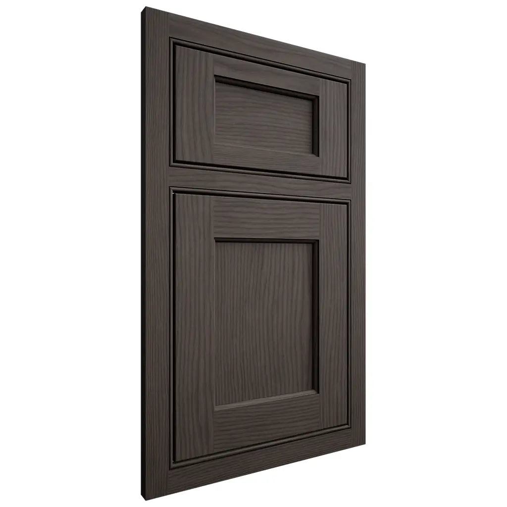 Shiloh Cabinetry Beaded Inset Square Flat White Oak Plain Cut Creekside Door
