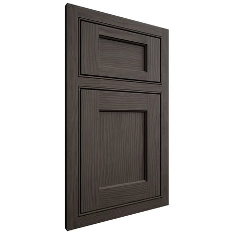 Shiloh Cabinetry Beaded Inset Square Flat White Oak Plain Cut Creekside Door