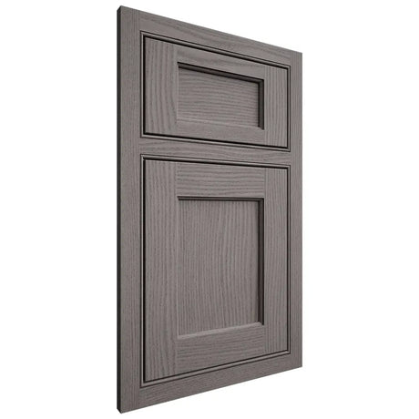 Shiloh Cabinetry Beaded Inset Square Flat White Oak Plain Cut Flagstone Door