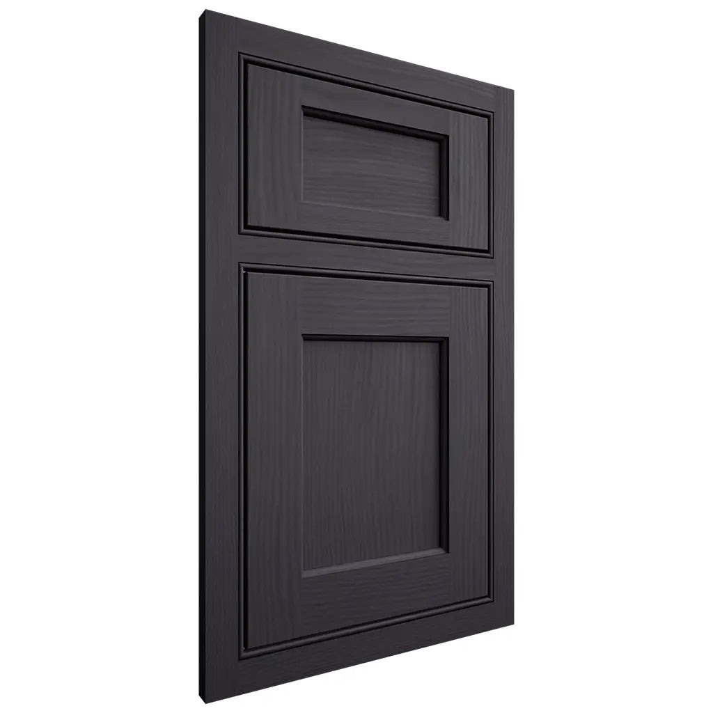 Shiloh Cabinetry Beaded Inset Square Flat White Oak Plain Cut Harbor Door