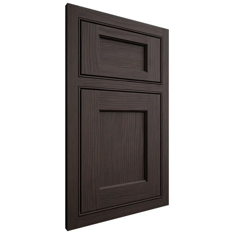 Shiloh Cabinetry Beaded Inset Square Flat White Oak Plain Cut Morel Door