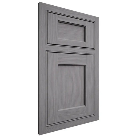 Shiloh Cabinetry Beaded Inset Square Flat White Oak Plain Cut Sterling Door