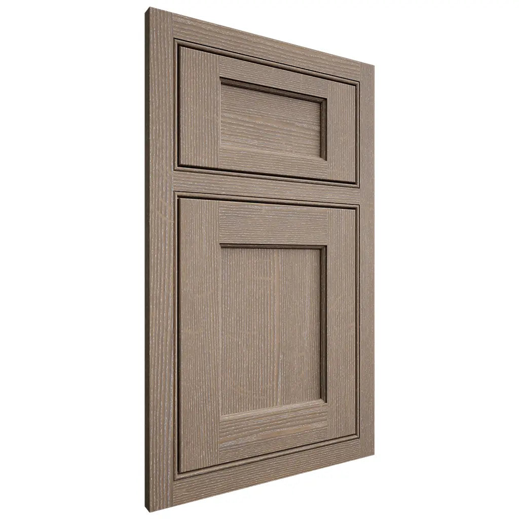 Shiloh Cabinetry Beaded Inset Square Flat White Oak Quarter Sawn Almond Door