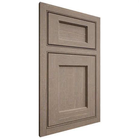 Shiloh Cabinetry Beaded Inset Square Flat White Oak Quarter Sawn Almond Door