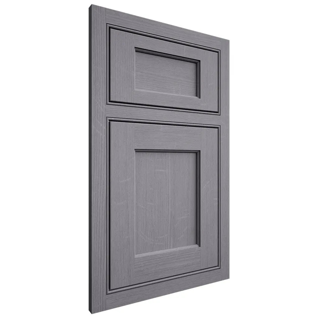 Shiloh Cabinetry Beaded Inset Square Flat White Oak Quarter Sawn Cadet Door