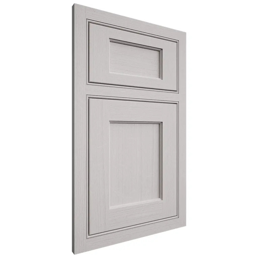 Shiloh Cabinetry Beaded Inset Square Flat White Oak Quarter Sawn Cotton Door