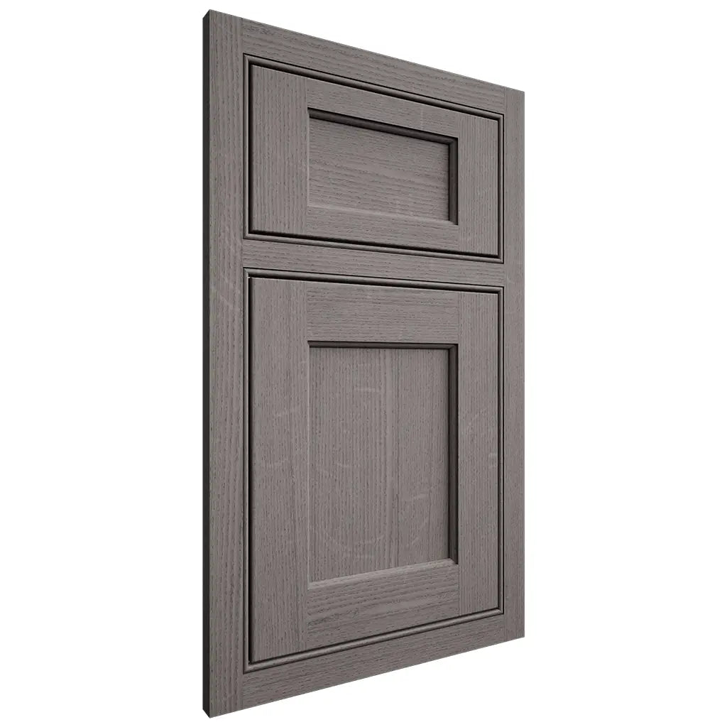 Shiloh Cabinetry Beaded Inset Square Flat White Oak Quarter Sawn Flagstone Door