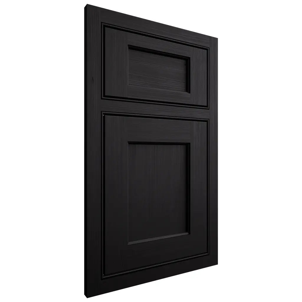 Shiloh Cabinetry Beaded Inset Square Flat White Oak Quarter Sawn Ink Door