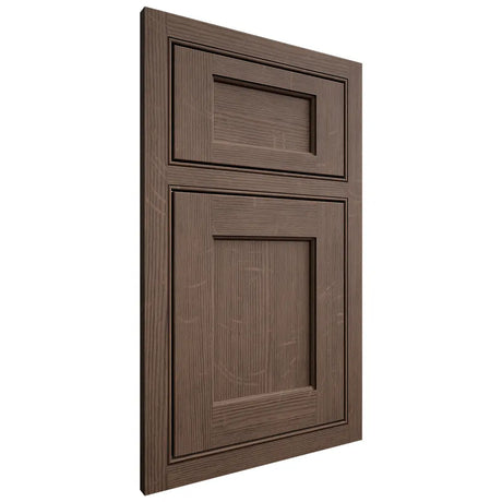 Shiloh Cabinetry Beaded Inset Square Flat White Oak Quarter Sawn Mineral Door