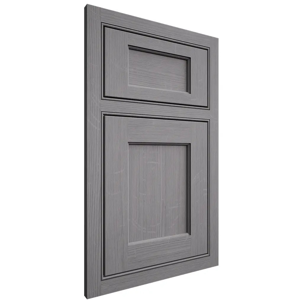 Shiloh Cabinetry Beaded Inset Square Flat White Oak Quarter Sawn Sterling Door