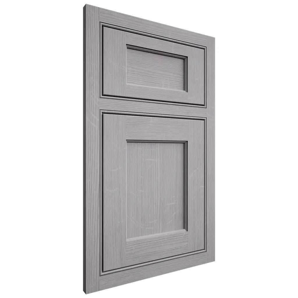 Shiloh Cabinetry Beaded Inset Square Flat White Oak Quarter Sawn Stratus Door