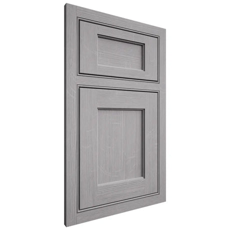 Shiloh Cabinetry Beaded Inset Square Flat White Oak Quarter Sawn Stratus Door