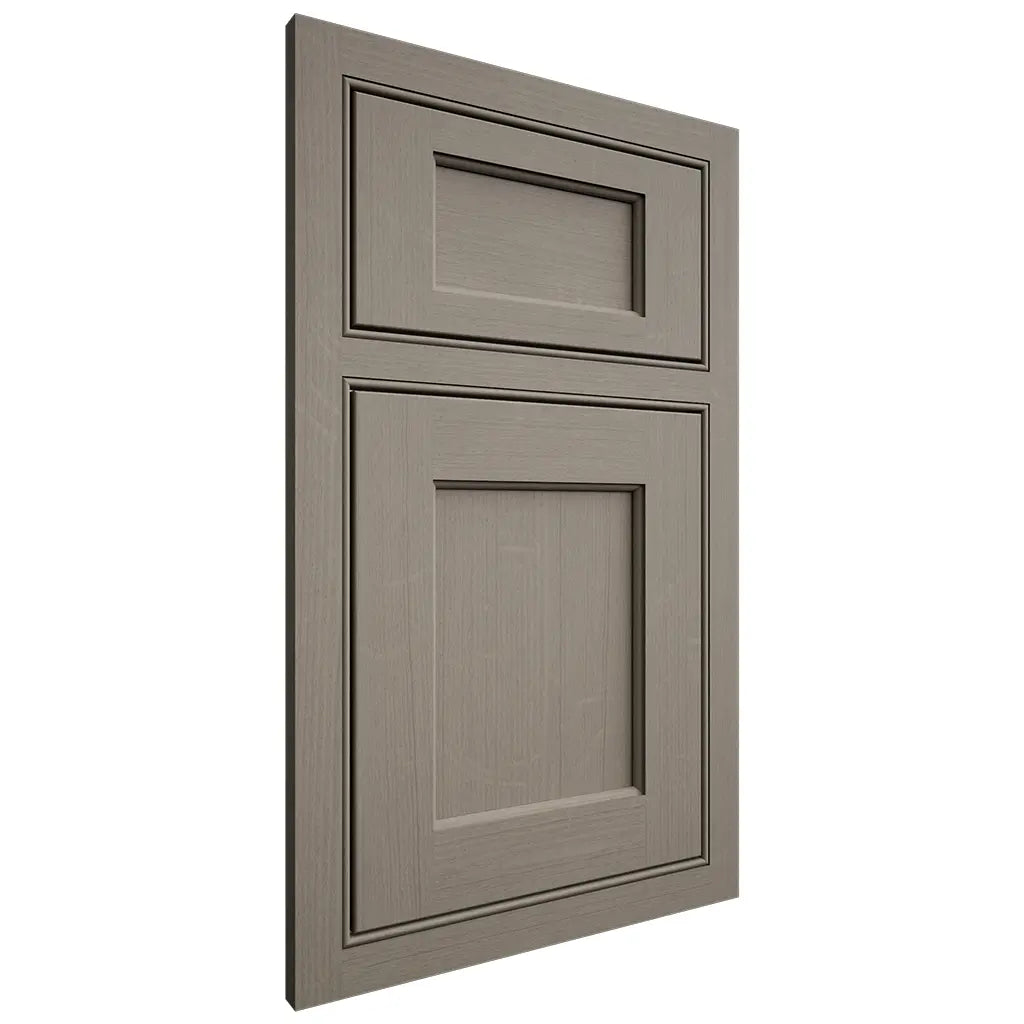 Shiloh Cabinetry Beaded Inset Square Flat White Oak Quarter Sawn Thyme Door
