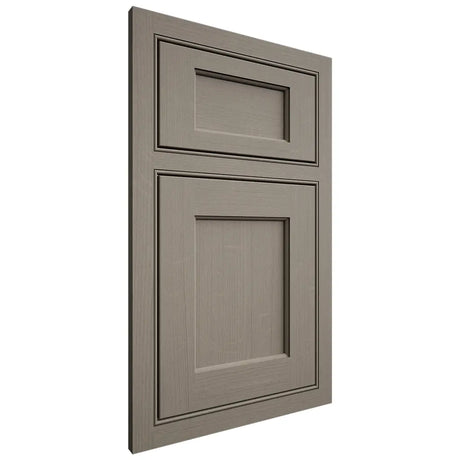 Shiloh Cabinetry Beaded Inset Square Flat White Oak Quarter Sawn Thyme Door