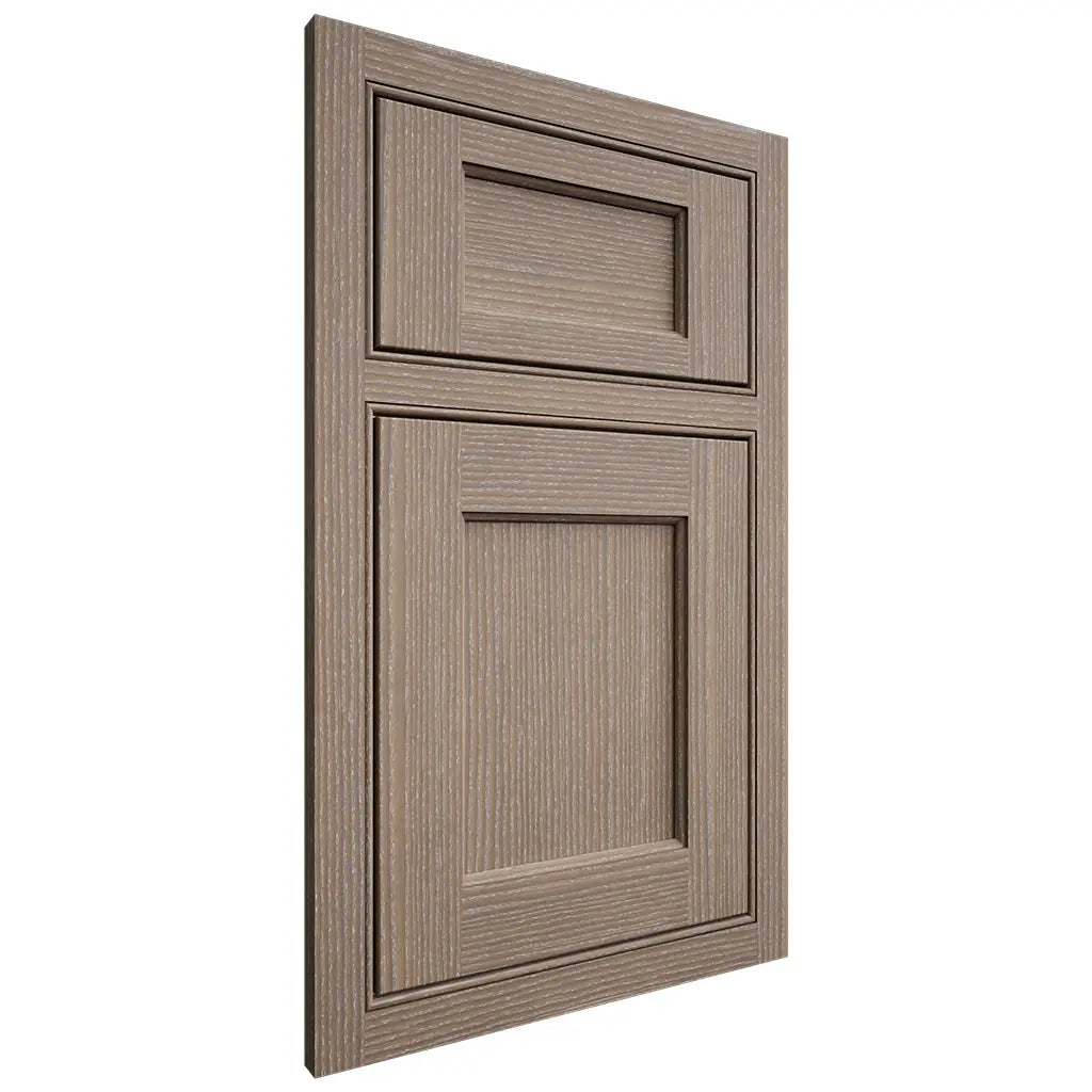 Shiloh Cabinetry Beaded Inset Square Flat White Oak Rift Cut Almond Door