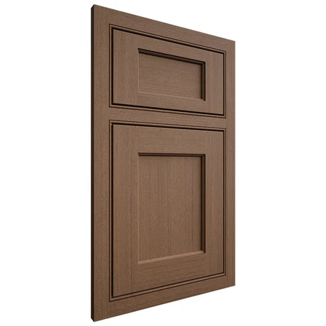 Shiloh Cabinetry Beaded Inset Square Flat White Oak Rift Cut Autumn Door