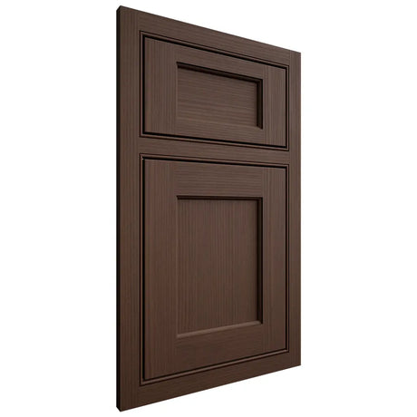 Shiloh Cabinetry Beaded Inset Square Flat White Oak Rift Cut Braun Door