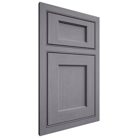Shiloh Cabinetry Beaded Inset Square Flat White Oak Rift Cut Cadet Door