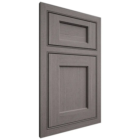 Shiloh Cabinetry Beaded Inset Square Flat White Oak Rift Cut Flagstone Door