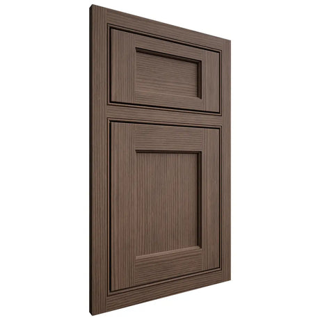 Shiloh Cabinetry Beaded Inset Square Flat White Oak Rift Cut Mineral Door