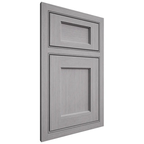 Shiloh Cabinetry Beaded Inset Square Flat White Oak Rift Cut Stratus Door