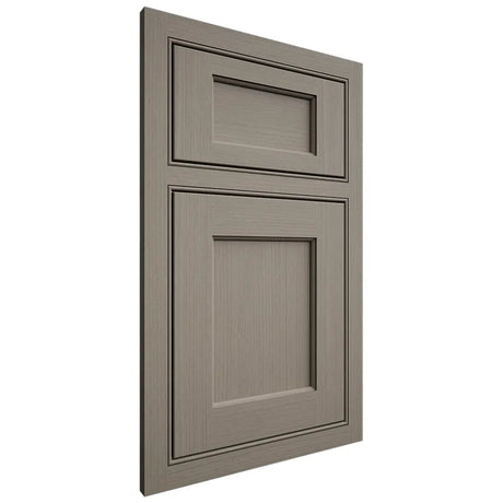 Shiloh Cabinetry Beaded Inset Square Flat White Oak Rift Cut Thyme Door