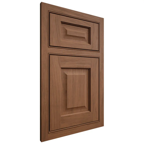 Shiloh Cabinetry Beaded Inset Square Raised Alder Plain Cut Cola Door