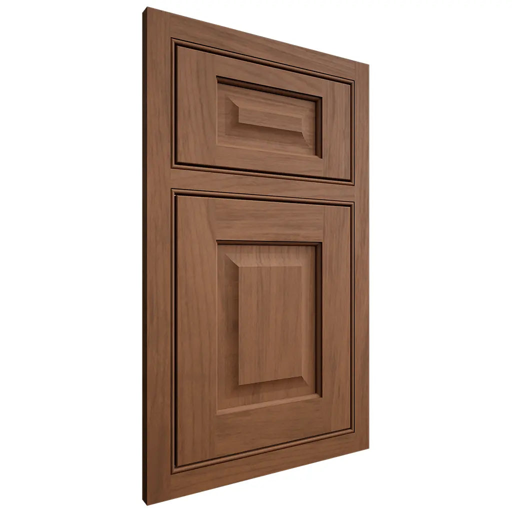 Shiloh Cabinetry Beaded Inset Square Raised Alder Plain Cut Cola Door