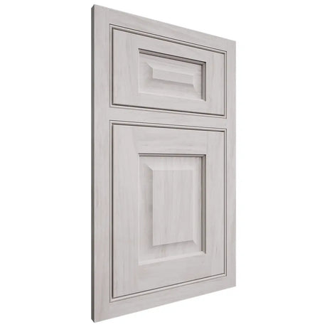 Shiloh Cabinetry Beaded Inset Square Raised Alder Plain Cut Cotton Door