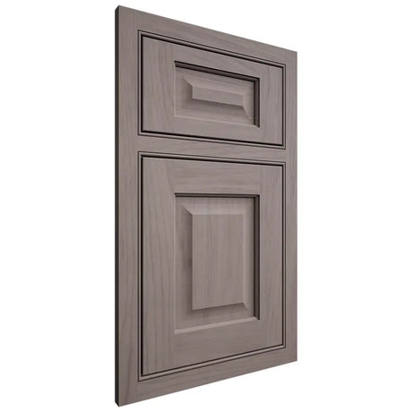 Shiloh Cabinetry Beaded Inset Square Raised Alder Plain Cut Stonehenge Door