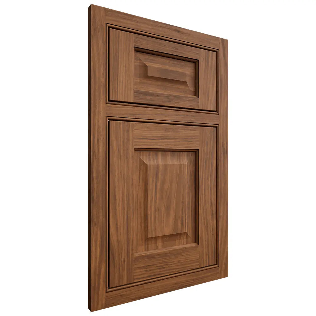 Shiloh Cabinetry Beaded Inset Square Raised Cherry Plain Cut Carob Door