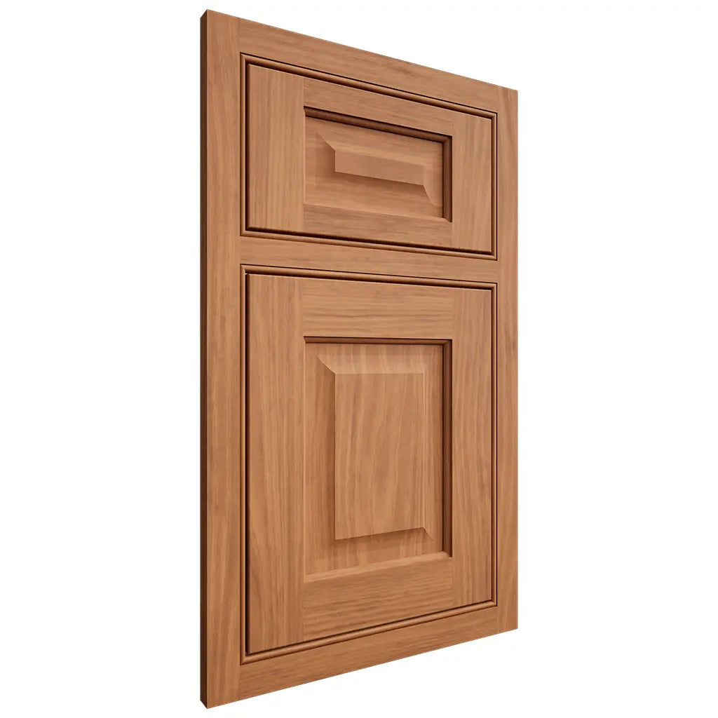 Shiloh Cabinetry Beaded Inset Square Raised Cherry Plain Cut Medium Door