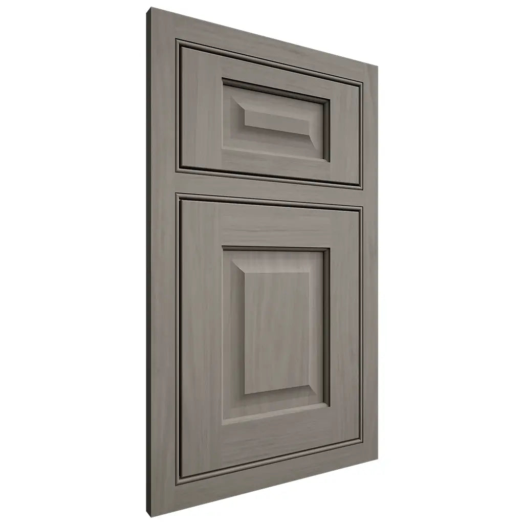 Shiloh Cabinetry Beaded Inset Square Raised Cherry Plain Cut Thyme Door