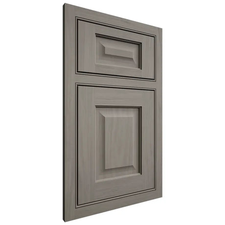 Shiloh Cabinetry Beaded Inset Square Raised Cherry Plain Cut Thyme Door