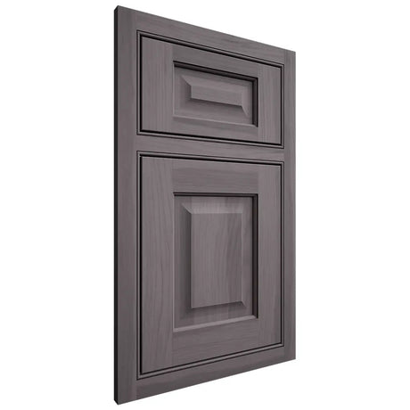 Shiloh Cabinetry Beaded Inset Square Raised Hickory Plain Cut Cadet Door