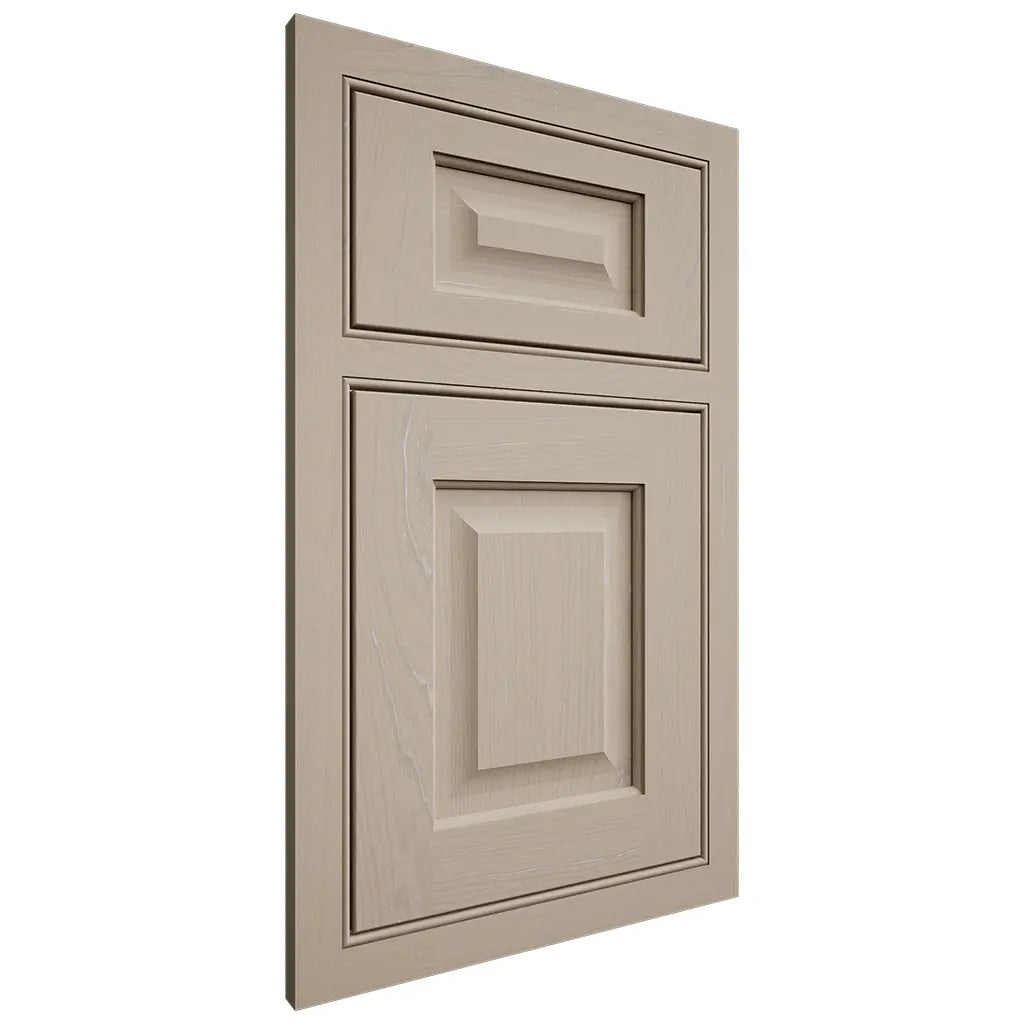Shiloh Cabinetry Beaded Inset Square Raised Maple Plain Cut Pebble Door