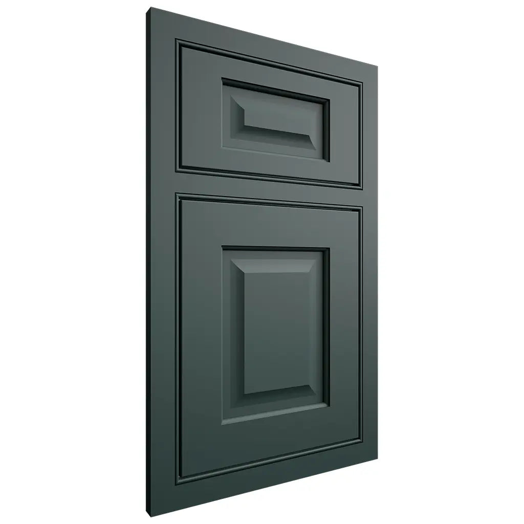 Shiloh Cabinetry Beaded Inset Square Raised Paintable Billiard Green Door