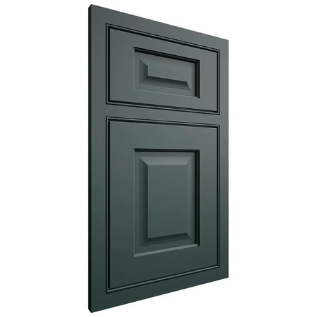 Shiloh Cabinetry Beaded Inset Square Raised Paintable Billiard Green Door