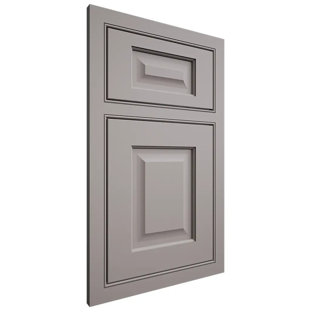Shiloh Cabinetry Beaded Inset Square Raised Paintable Dovetail Gray Door