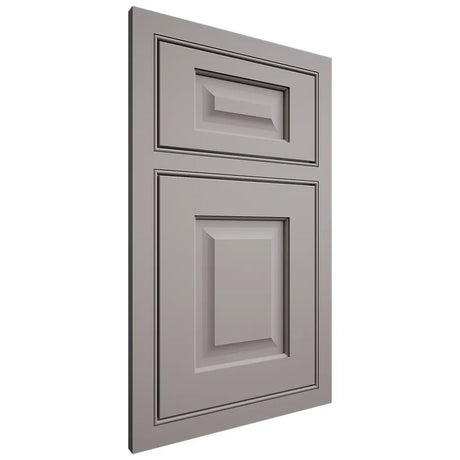Shiloh Cabinetry Beaded Inset Square Raised Paintable Dovetail Gray Door