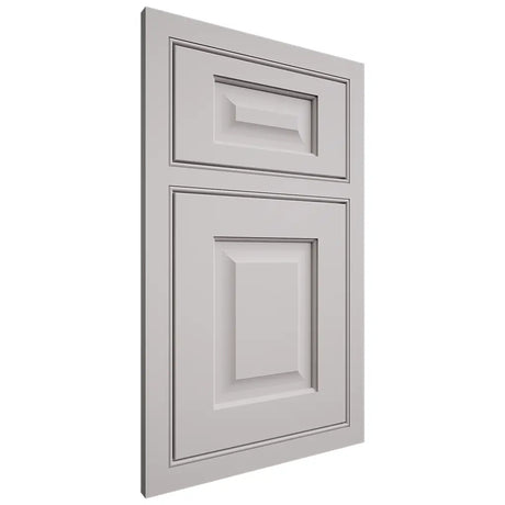Shiloh Cabinetry Beaded Inset Square Raised Paintable Light French Gray Door