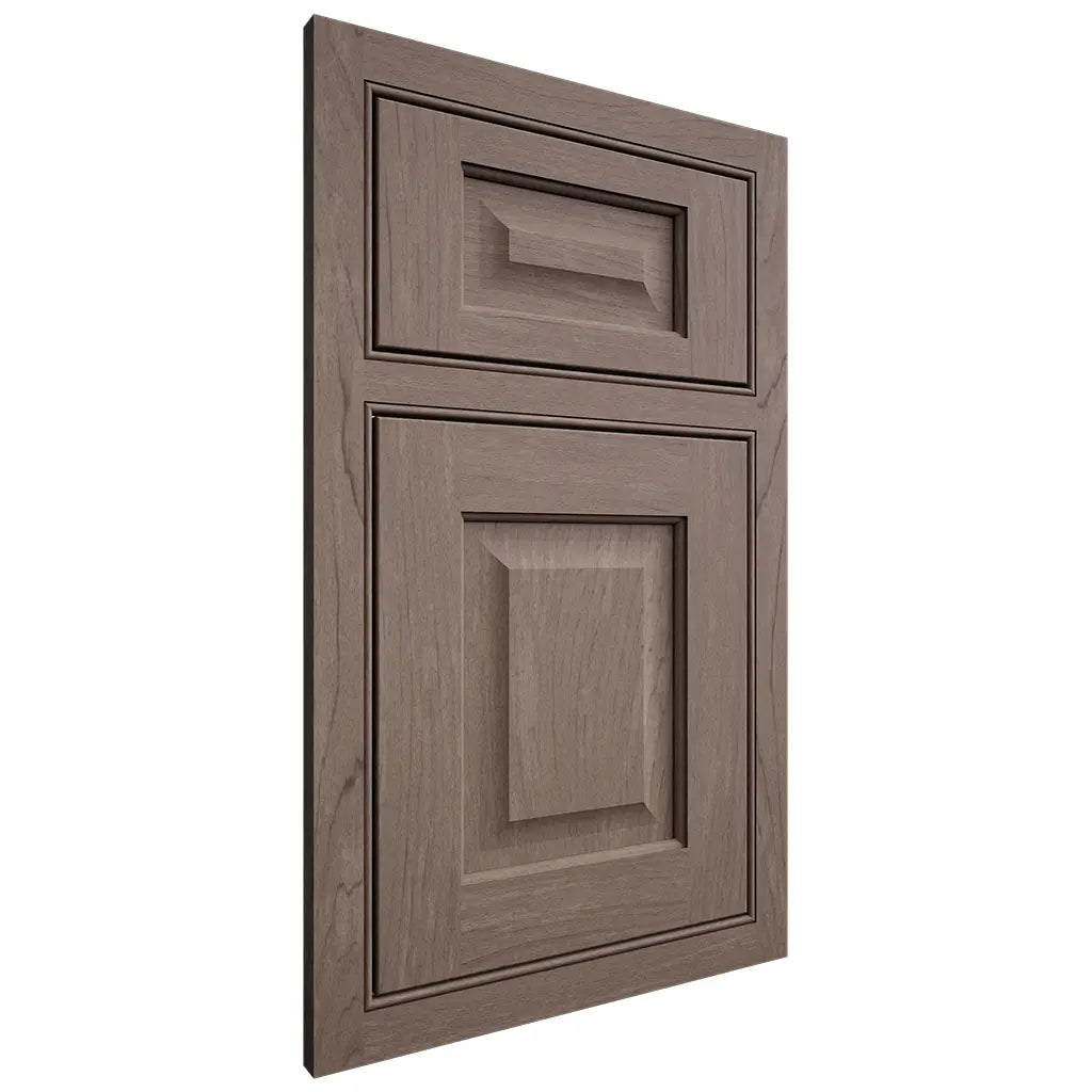 Shiloh Cabinetry Beaded Inset Square Raised Poplar Plain Cut River Rock Door