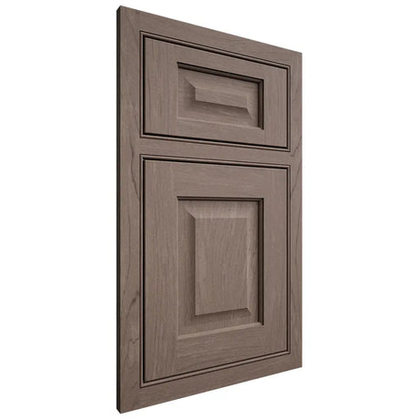 Shiloh Cabinetry Beaded Inset Square Raised Poplar Plain Cut River Rock Door