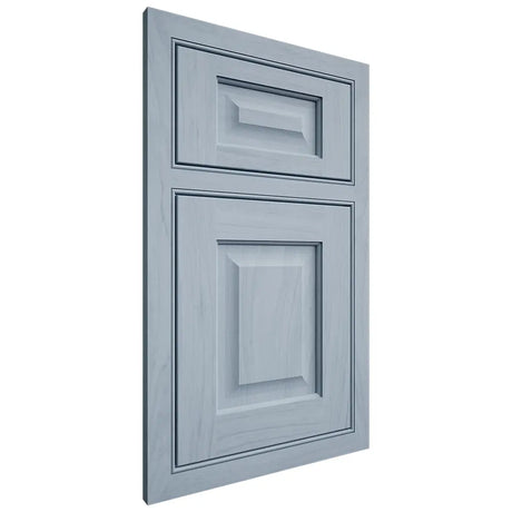 Shiloh Cabinetry Beaded Inset Square Raised Poplar Plain Cut Sky Door