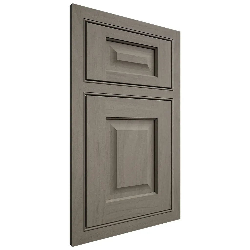Shiloh Cabinetry Beaded Inset Square Raised Poplar Plain Cut Thyme Door