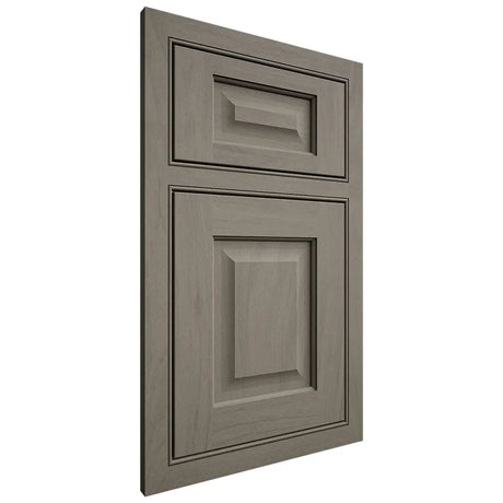 Shiloh Cabinetry Beaded Inset Square Raised Poplar Plain Cut Thyme Door