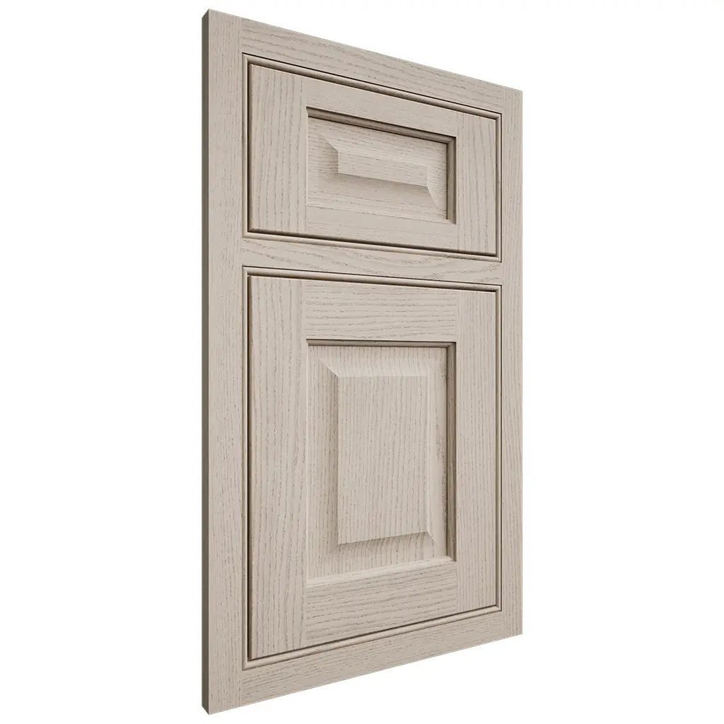 Shiloh Cabinetry Beaded Inset Square Raised Walnut Plain Cut Seagull Door