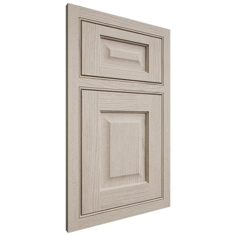 Shiloh Cabinetry Beaded Inset Square Raised Walnut Plain Cut Seagull Door